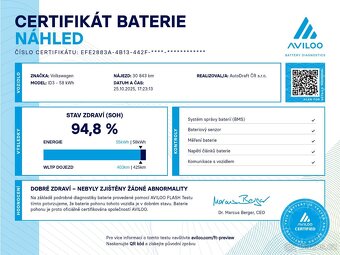 VW ID.3 Pro Electric 150kW 30tkm SoH 94,8 - záruka Autodraft - 3