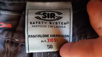 Použité HARRISON kalhoty do pasu montérkové vel. 50 - 3