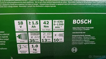 BOSCH AdvancedDrill 18 aku vrtací šroubovák. Nový - 3