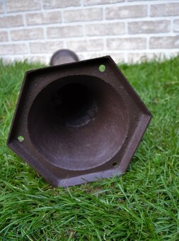 Zahradní kašna - vodovodní sloupek 96 cm -hnědý - 3