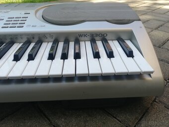 CASIO WK 3300- větši, 6,5 oktávy, 76 kláves, Usb host. - 3