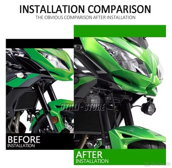 Držáky mlhovek Kawasaki Versys 650 2014-2022 - 3