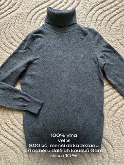 svetry premium kvality (Gant a další), vel S - 3