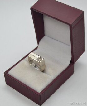 Zlatý prsten s briliantem 0.20 CT - 3