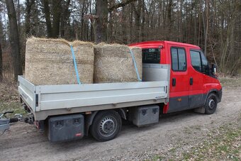 Doprava balíků sena a slámy - Rakovník - 3