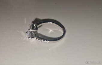 Nový dámský stříbrný nastavitelný prsten prstynek 925 - 3