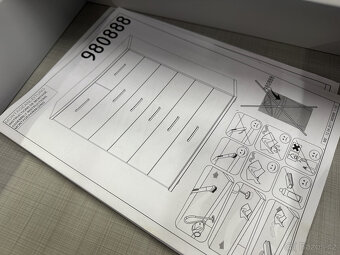 Nová Německá šuplíková komoda - 3