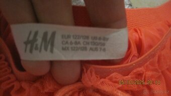 Dvě sukénky, TUTU, černá a neon oranžová - 3