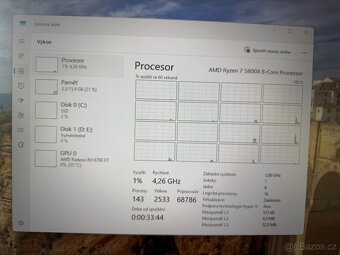 Herní PC | Ryzen 7 5800x, RX 6700 XT, 16GB, 1TB SSD - 3