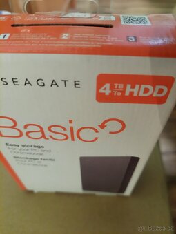 Seagate Basic Portable - 4TB, externí 2.5" HDD, USB 3.0 - 3