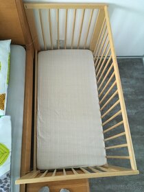 Dětská dřevěná postýlka z Ikea 2x - 3
