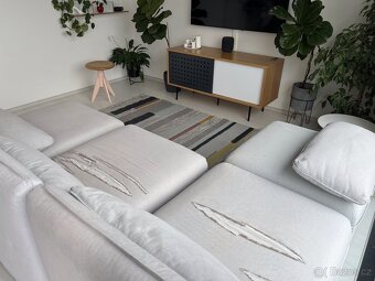 Prodám IKEA VALLENTUNA – modulový gauč, 4 díly, 2x lůžko, úl - 3