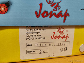 Dětská celoroční obuv Jonap 051MV Růž třpy velikost 24 - 3