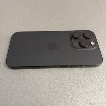 iPhone 15 Pro 128GB, 100% kondice baterie, záruka - 3