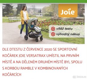 Kočárek Joie Versatrax (dvojkombinace) - 3