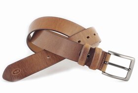 Pánský kožený opasek M4014 o šířce 4 cm - 3