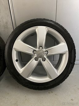 Alu kola 5x112 R18 et 37. Originál Audi střed 66 - 3