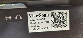 LCD monitor 32" VievSonic VX3276 2 kusy - 3