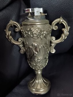 Stolní kovový zapalovač holubičky - 3