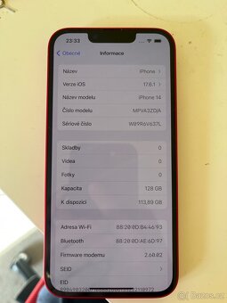 Apple iPhone 14 128GB, Záruka. - 3