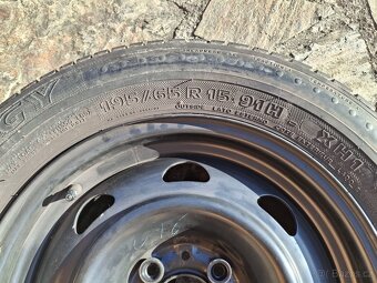 Rezerva plechový disk + pneu 195/65 R15 - 3