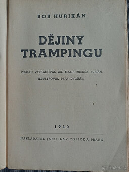 Dějiny trampingu, Bob Hurukán, r. 1940, podpis autora - 3