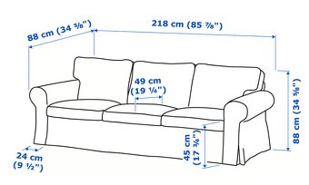 Pohovoka 3místná IKEA EKTORP - 3