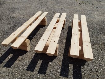 Dřevěná lavička, masiv - 3