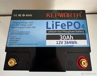 Baterie LiFePO4 12V, 30Ah, 384Wh - 3
