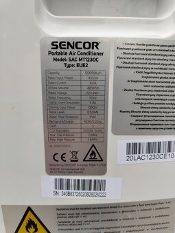 Mobilní klimatizace Sencor SAC MT1230C - 3