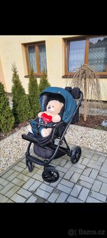Kombinovaný kočárek Baby Merc La Rosa - 3