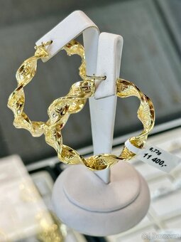 Zlaté náušnice 6,73g (1694 Kč/g) - 3