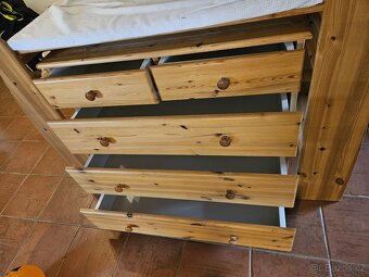 Komoda s přebalovacím pultem (psacím stolem) - 3