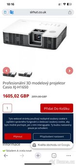 LED/LASER projektor Casio XJ-H1650 - 3