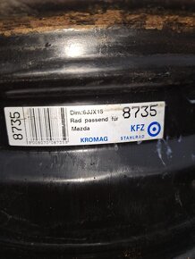Plechy na Mazdu 15" +Rezezva - 3