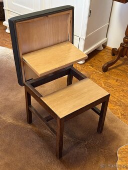 Retro rozkládací stolička - schůdky - 3