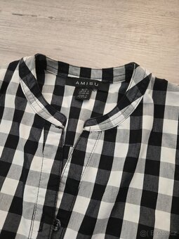 Kostkované letní šaty zn. Amisu - 3