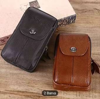 Kožená kapsa na opasek - 3