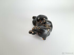 Královská Kodaň - ležící figurka medvídka - 3