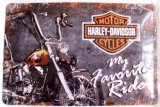 Plechová cedule-Harley-Davidson (My Favorite Ride) - 3