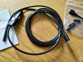 Flexibilní mini kamera Snake 3 v 1, 5,5mm endoskopická, USB - 3