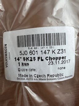 Kryt kola 6Jx14 TETHYS Škoda 5J0601147KZ31 Fabia 2, Roomster - 3