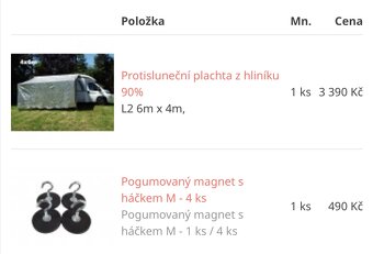 Protisluneční plachta z hliníku - 3