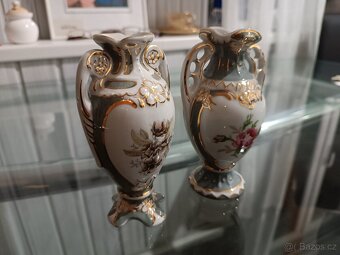 Prodám 2ks porcelánových váziček Dux - 3