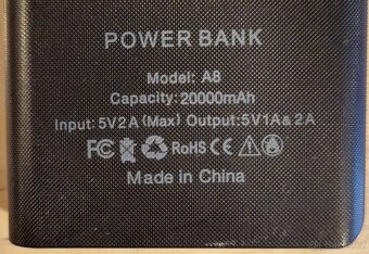 powerbanka, A8 20000Ma - 3
