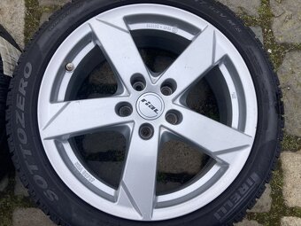Alu kola RIAL 17" 5x112 zimní PIRELLI 205/50R17 WV ŠKODA - 3