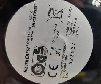 Silvercrest CHF 1400 A1 AIR FRYER - 3