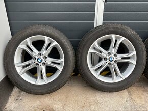 Prodám originál alu sadu z X3 Bmw 5x112 r18, zimní pneu - 3