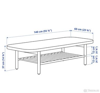 Konferenční stolek IKEA LISTERBY - 3
