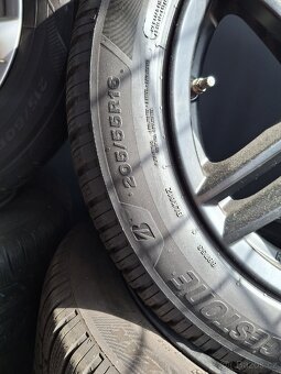 Alu kola original Mercedes, R16 + zimní pneu 205/55 R16 - 3